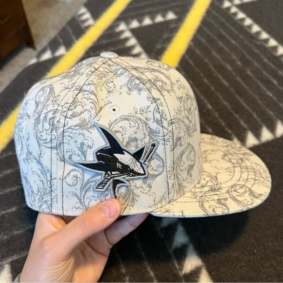 Zephyr 32/5 Chopped San Jose sharks hat size 7 1/2 - Picture 6 of 16